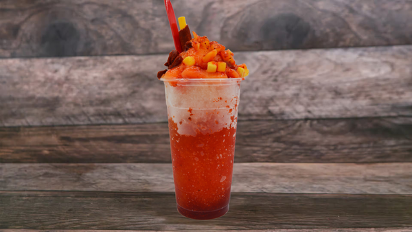 Shaved ice drink Spicy snow cone with your choice of flavor!